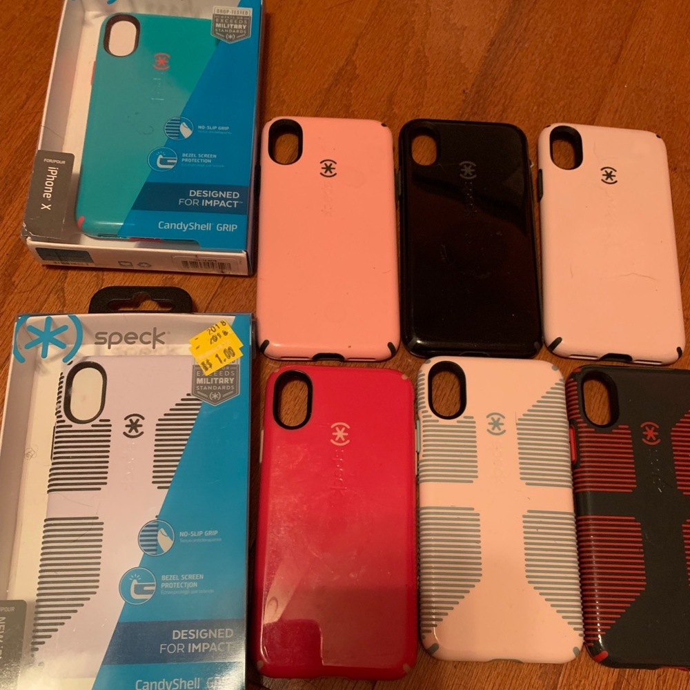 iPhone X speck cases new and used